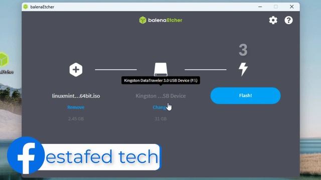 حرق أي توزيعة لينكس على الفلاشة باستخدام برنامج Etcher смотреть онлайн