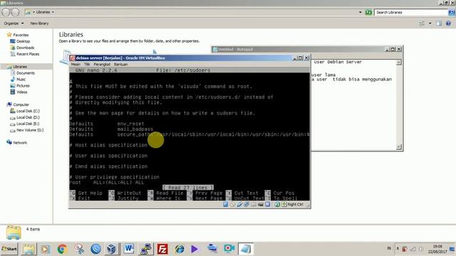 Cara Setting Sudoers Agar User Bisa Menggunakan Perintah Sudo (Linux Debian Server) смотреть онлайн