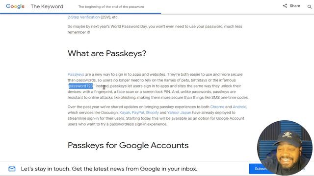 Google Introduces Passkeys | A Step Towards a Passwordless Future смотреть онлайн