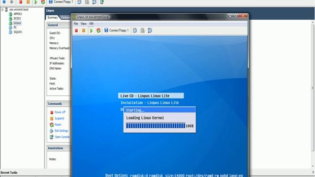 Linpus on ESX3i смотреть онлайн