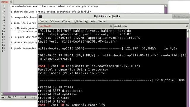 Milis Linux Derleme Ortamı Hazırlama смотреть онлайн