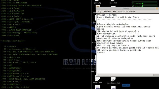 Kali Linux | Hashcat kullanımı смотреть онлайн