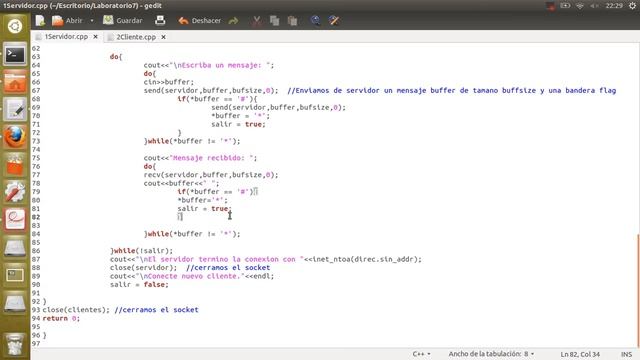 Chat Sockets Ubuntu C++ смотреть онлайн