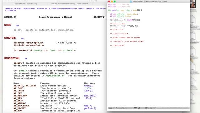 Socket programming detail - server part 1 смотреть онлайн