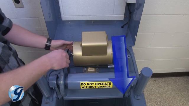 Checking, Adjusting or Replacing the V-Belt on a Gilson Testing Screen смотреть онлайн