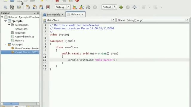 MonoDevelop - Video Tutorial de Introducción - prt1 смотреть онлайн