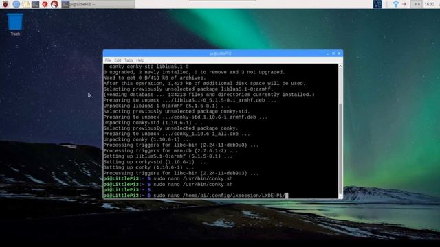 Conky on Raspberry Pi 3B смотреть онлайн