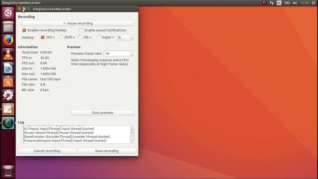 Simple Screen Recorder 0.3.8 - A Great Screencast Recorder for Ubuntu and Other Linux Distributions смотреть онлайн