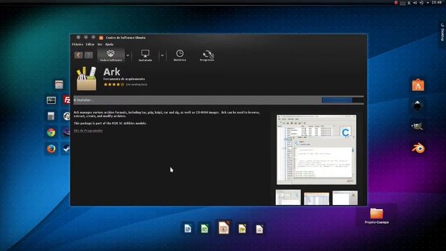 Curso de Linux Ubuntu - 58 - Ark descompactador de arquivos no KDE смотреть онлайн