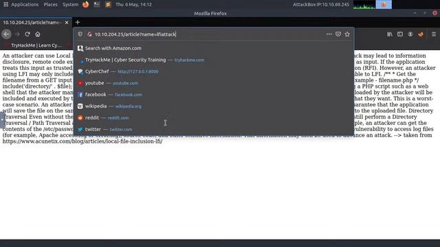 Inclusion TryHackMe - Hindi Walkthrough / Explained in easy language смотреть онлайн