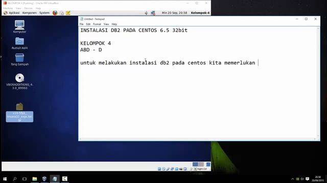 DB2 pada os centos 6.5 di virtualbox смотреть онлайн
