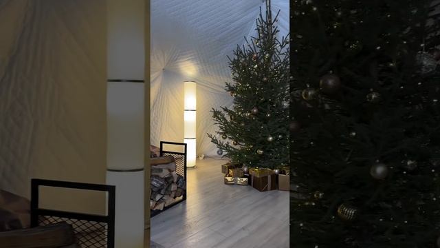 Новогодняя атмосфера в глэмпинге Cloud Park, Алтай #глэмпинг #glamping #hotel смотреть онлайн