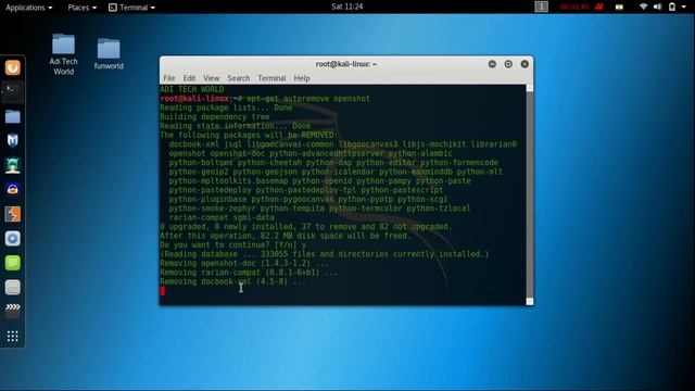 How to uninstall any apps in kali linux in hindi | #Adi Tech World смотреть онлайн