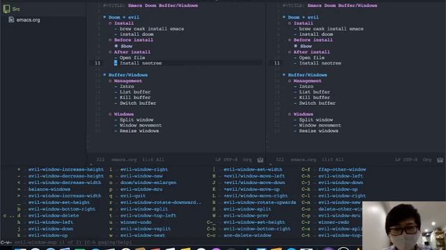 Sử dụng cơ bản Buffer, Windows trong Emacs - Doom смотреть онлайн