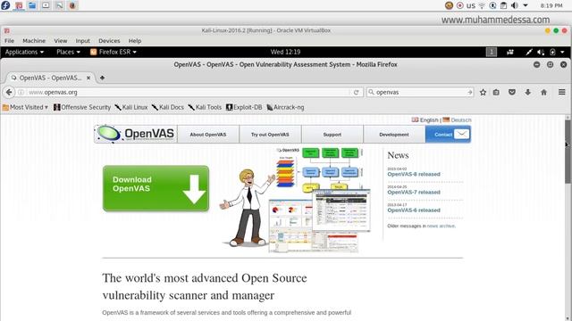21 Ethical Hacking Kali openvas Open Vulnerability Assessment System смотреть онлайн
