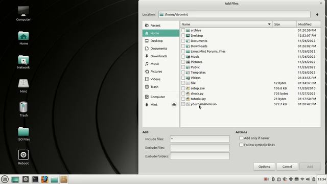 How to make an archive using Archive Manager in Linux Mint смотреть онлайн