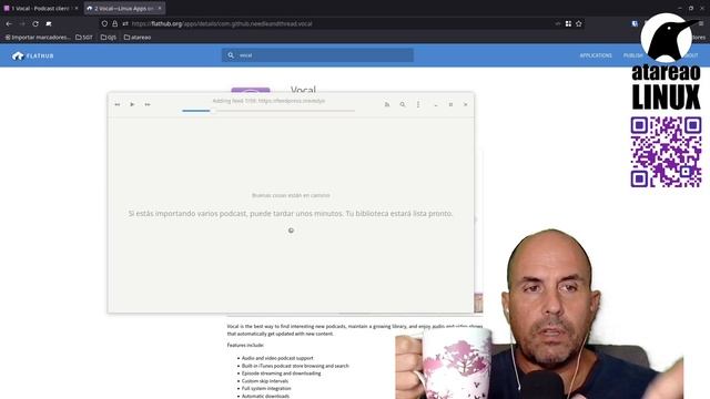 Vocal. Un fantástico reproductor de podcast para Linux. смотреть онлайн