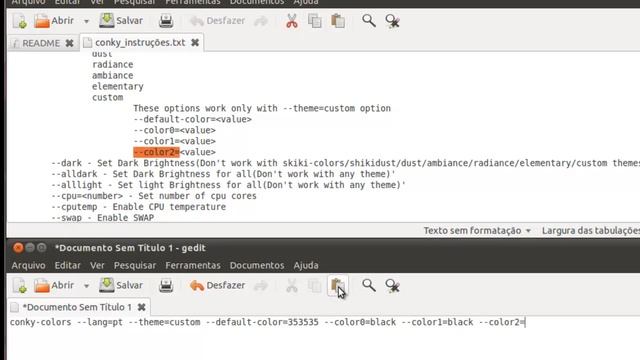 Configurando o seu conky tomando como base o conky-colors смотреть онлайн