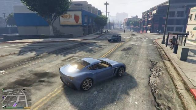 Gta V на PC часть 13 следим за проституткой