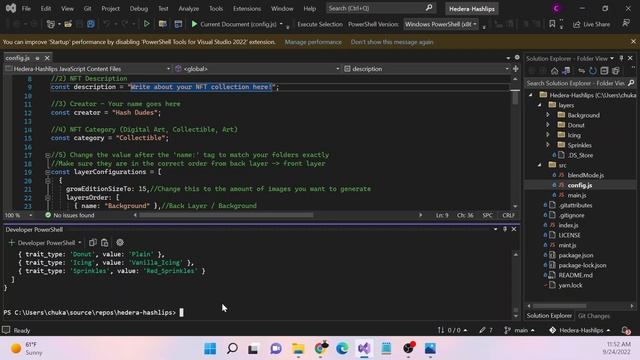 How to Generate Images and Metadata for 1 of 1 Art Using Hashlips смотреть онлайн