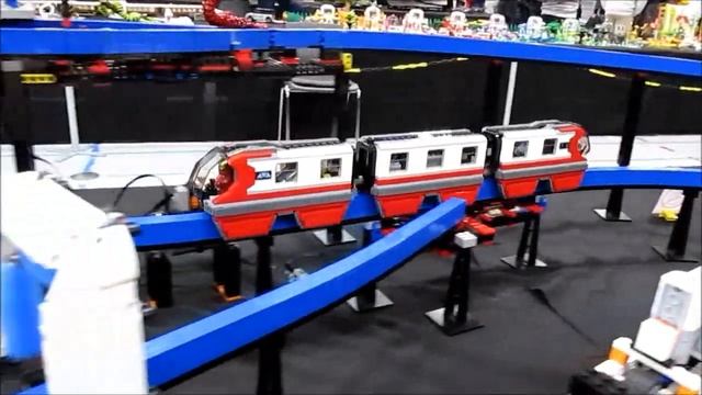 Lego Monorail in Skærbæk Fan Weekend 2019 смотреть онлайн