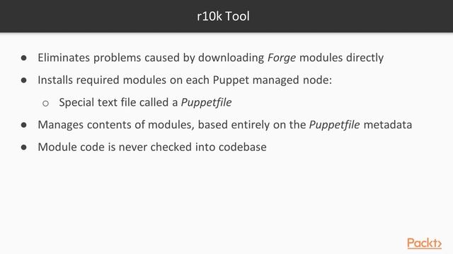 Puppet 5 – From Beginner to Pro : Using Puppet Forge Modules | packtpub.com смотреть онлайн