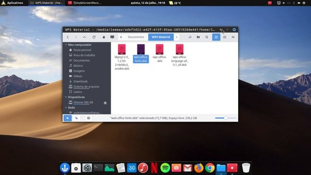 WPS Office no Mint 19 Tara смотреть онлайн