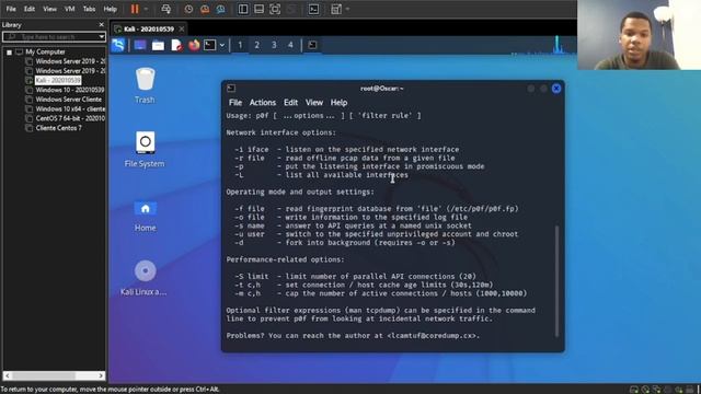 Práctica con Kali (uso de p0f) смотреть онлайн