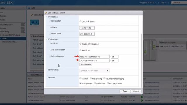 ESXi Post Install Part-3 IPv4 and IPv6 Host Settings смотреть онлайн