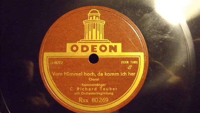 RICHARD TAUBER - Vom Himmel hoch da komm ich her - 1925 смотреть онлайн