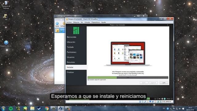 Instalación de Manjaro en VirtualBox смотреть онлайн