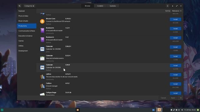 Manjaro 19 - Pamac 9.4 with Flatpak Support смотреть онлайн