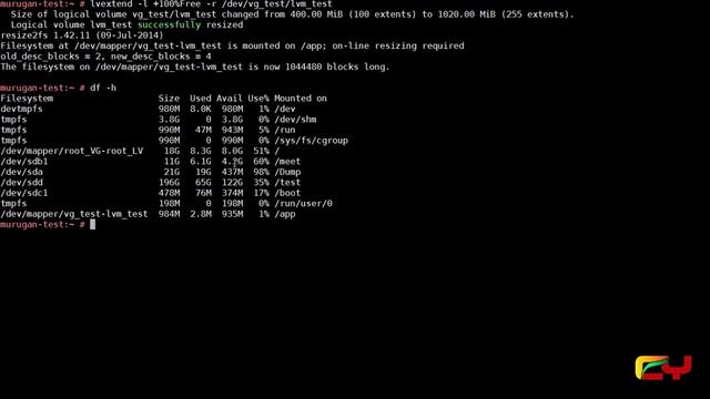 How to create, increase LVM смотреть онлайн