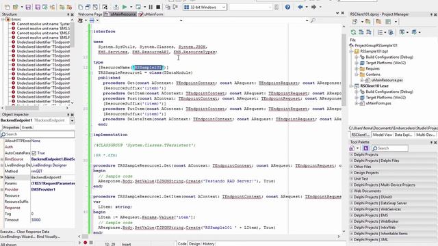 Iniciando com RADServer para Windows e Linux 64 bit. смотреть онлайн