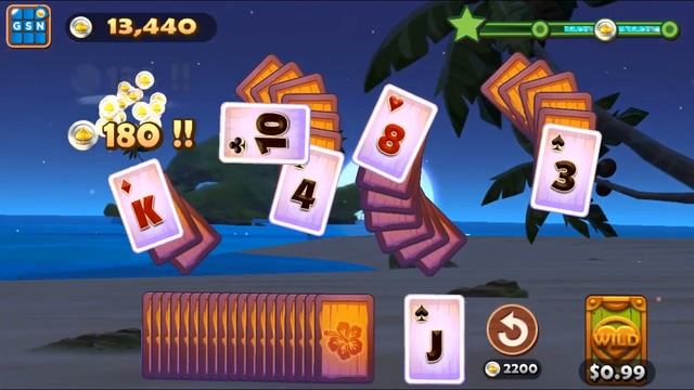 Solitaire TriPeaks смотреть онлайн