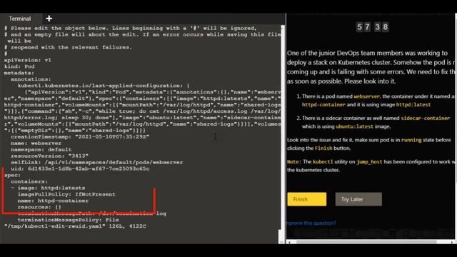Troubleshoot Issue With Pods смотреть онлайн