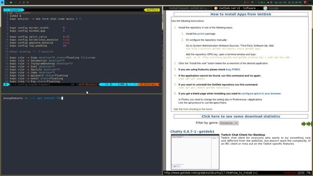 linux customization with bspwm смотреть онлайн