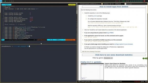 linux customization with bspwm