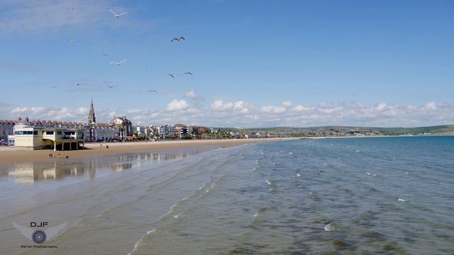 Test Flight DJI Inspire2 4K resolution Apple ProRes & CinemaDNG Weymouth Seagulls Drone Video смотреть онлайн
