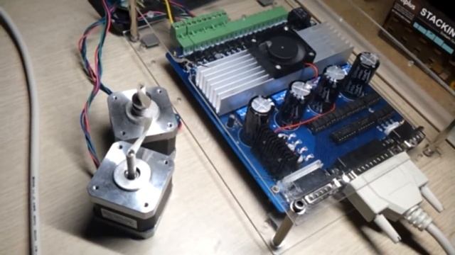 TB6560 4 Axis Control Board with Linuxcnc смотреть онлайн