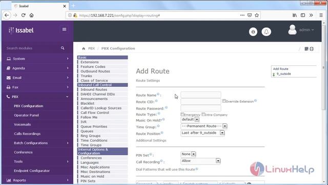 How to Configure Outbound Routes on Issabel смотреть онлайн