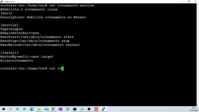 Habilitando Roteamento no Linux - Salvando script na inicialização смотреть онлайн