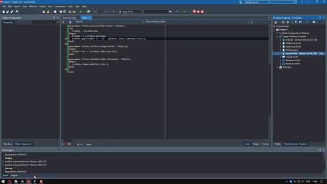 Aplicativo Delphi feito com Firemonkey rodando no Linux Ubuntu Desktop 18.04 смотреть онлайн