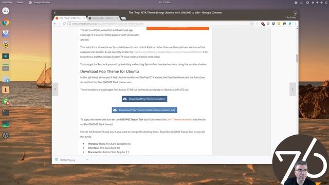 New "Pop" GTK Theme by System76 смотреть онлайн