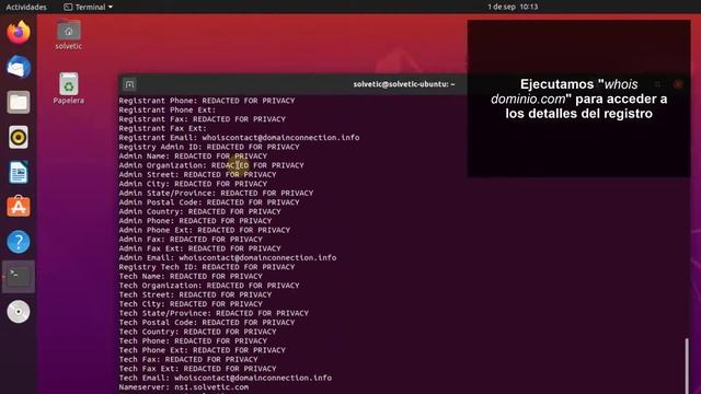 👩💻 Cómo utilizar COMANDO WHOIS LINUX | Para qué sirve, usar e instalar смотреть онлайн