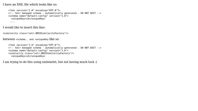 Unix & Linux: insert a line into xml using xmlstarlet смотреть онлайн