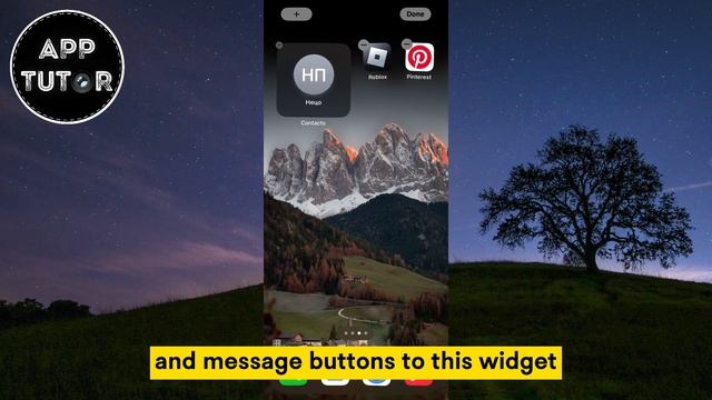 How to Enable Call and Message Button on Contact Widget iPhone iOS 17 смотреть онлайн