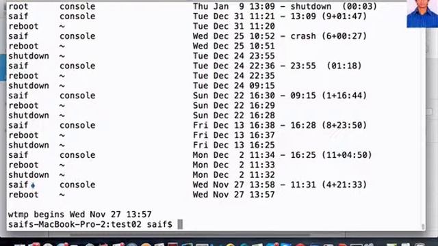LINUX : Last - How To Check Last Logins of Users in Unix/ #Linux/ #Aix/ #OS Terminal Tutorial смотреть онлайн