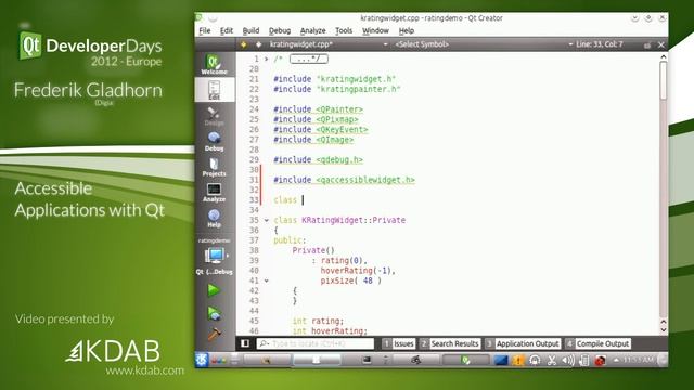 QtDD12 - Accessible Applications with Qt - Frederik Gladhorn смотреть онлайн