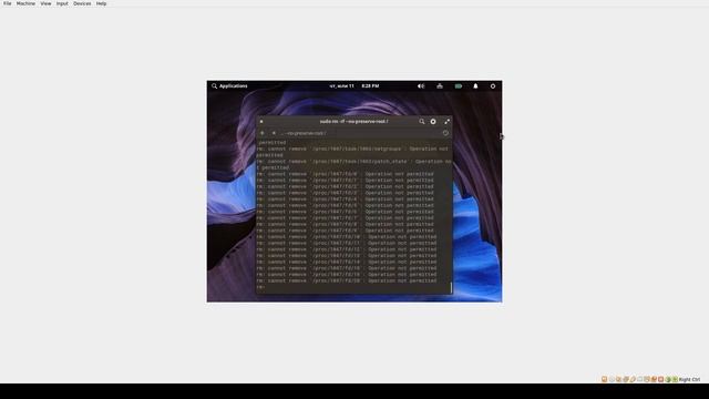sudo rm -rf --no-preserve-root / смотреть онлайн